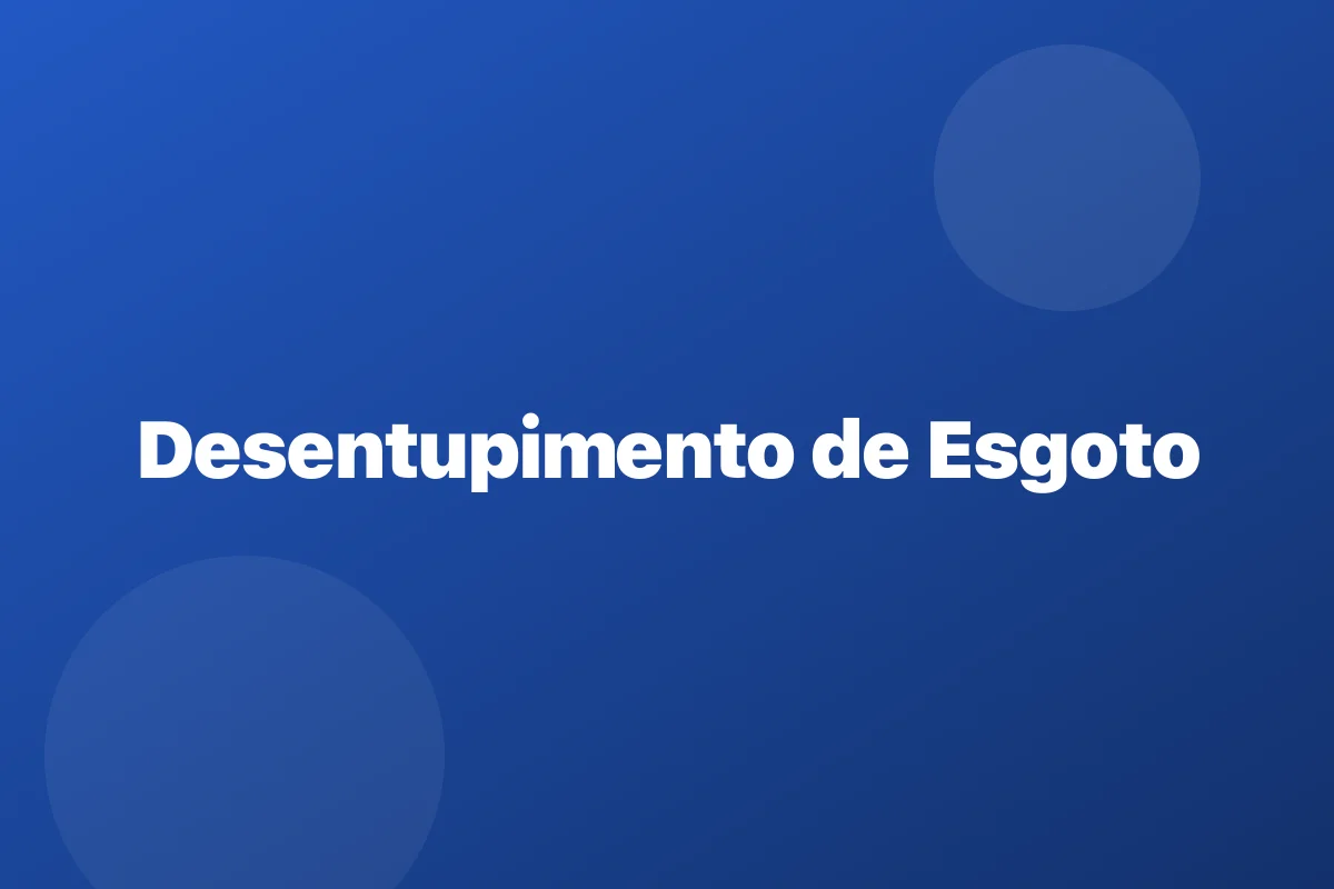 Hidrojateamento de tubulação em Foz do Iguaçu