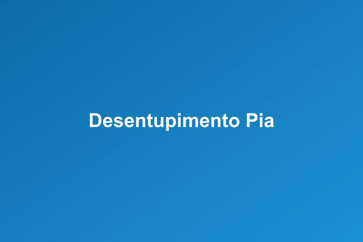 Desentupimento profissional em Foz do Iguaçu